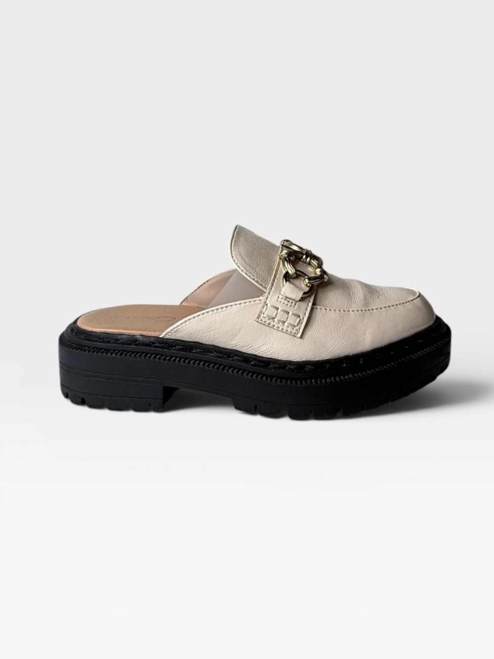 Circus by Sam Edelman Evangeline Lug Sole Mules in Vanilla Size 7 - Picture 6 of 10